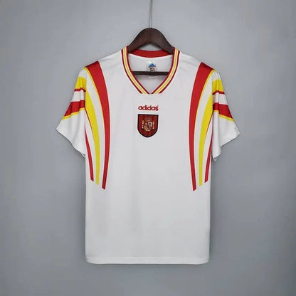 Camisa reserva retrô da Espanha de 1996