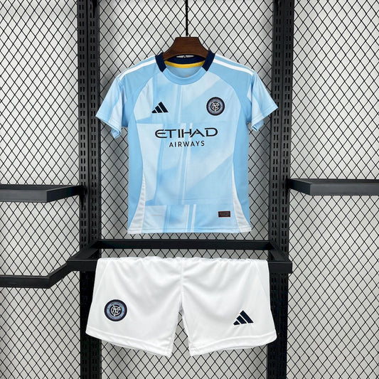 New York City FC 2025/26 Home Kids Kit