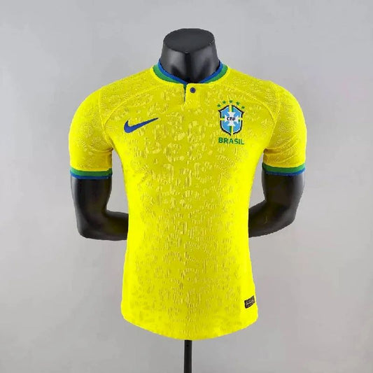 Men's Brazil 2022 Home Jersey Player Version