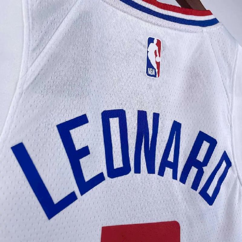 Camisa Kawhi Leonard Branca Masculina 2023 - Time Principal
