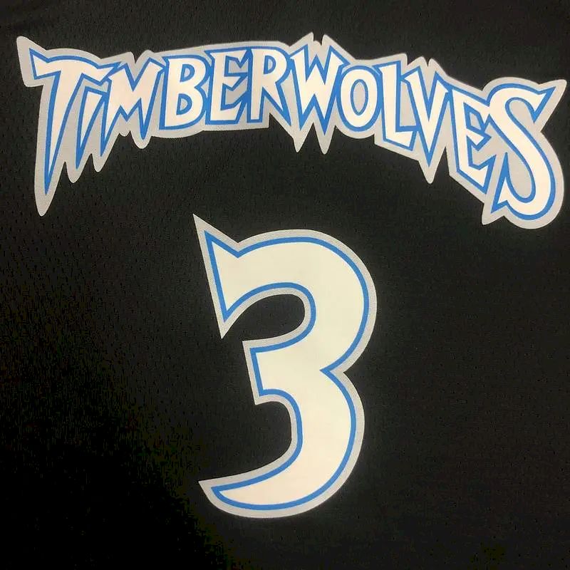 Camisa preta masculina Stephon Marbury Swingman – Edição Clássica