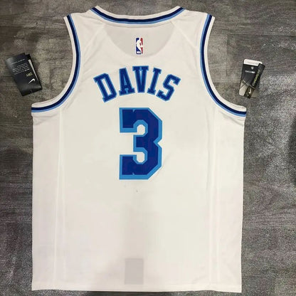 Camisa Anthony Davis Masculina Branca Versão Jogador – Edição Clássica Retro