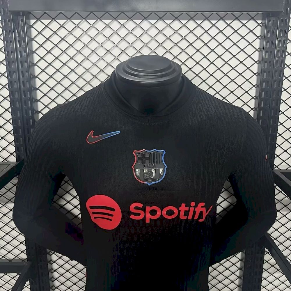 Camisa Barcelona II 2024/25 de manga comprida, versão jogador