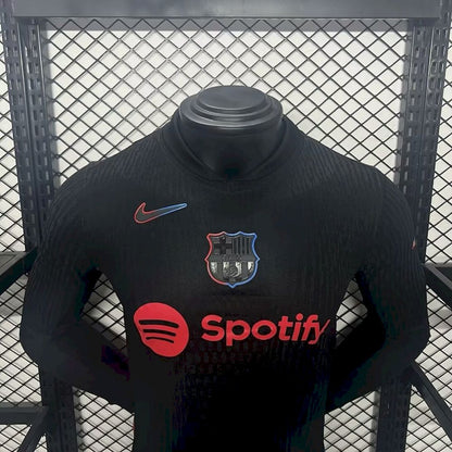 Camisa Barcelona II 2024/25 de manga comprida, versão jogador