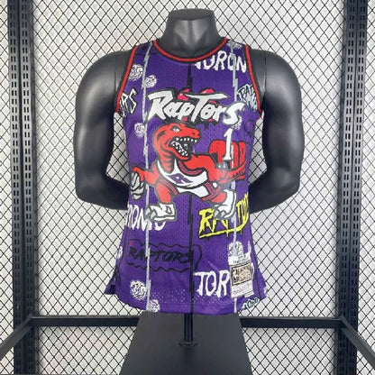 Camisa Masculina M&amp;N 1998/99 Tracy McGrady Roxa Retro