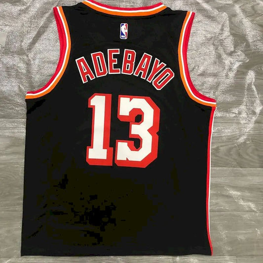 Camisa masculina Bam Adebayo Black Classics Swingman Player Version
