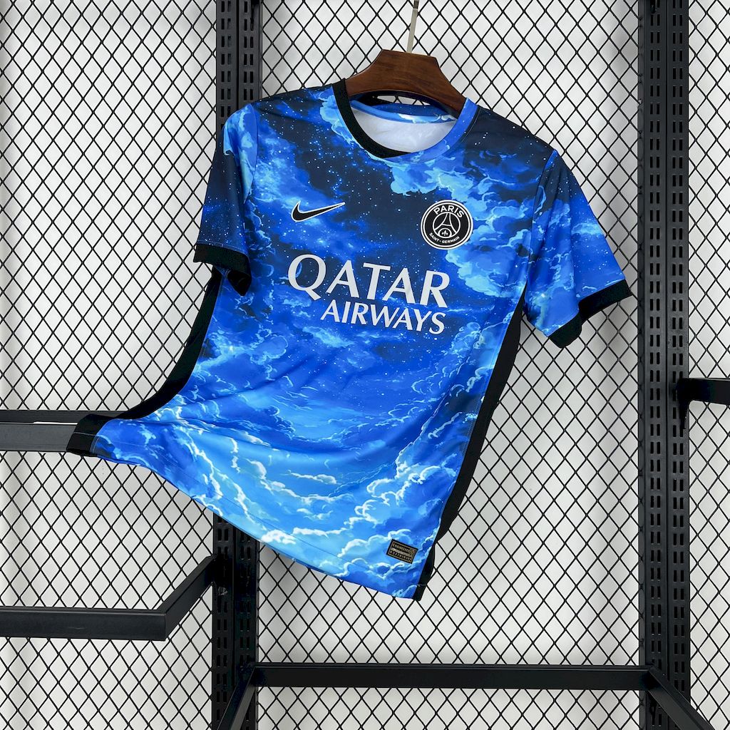 Paris Saint-Germain 2025/26 Blue Sky and White Clouds Jersey