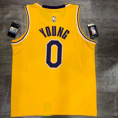 Nick Young Men’s Yellow Player Version Jersey – Retro Classic Edition