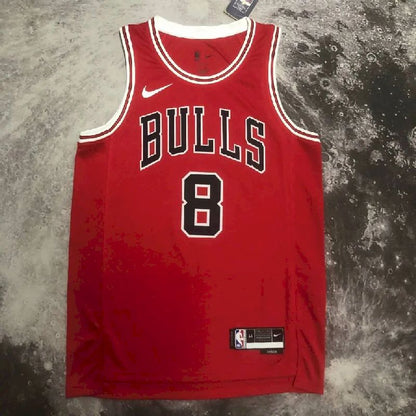 Camisa vermelha masculina do time Zach LaVine