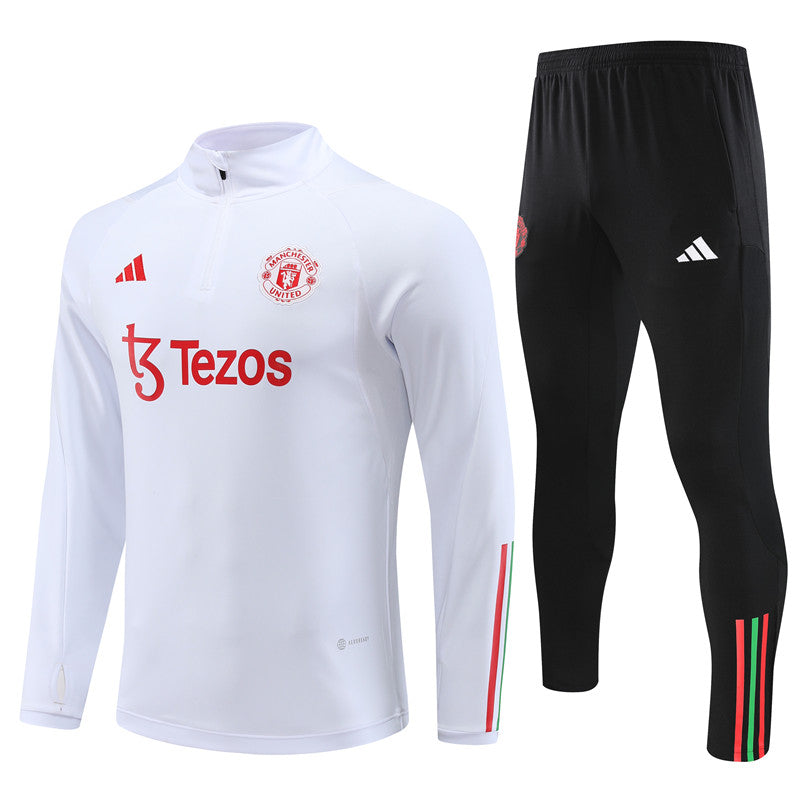Suéter e calça adulto Manchester United 2023/24 com zíper 14001
