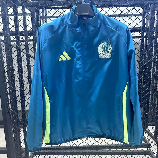 Corta-vento azul claro México 2025/26