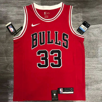 Camisa Scottie Pippen Masculina Vermelha Versão Jogador – Edição Clássica