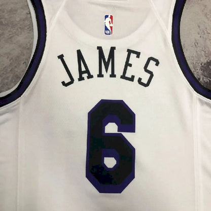 Men’s LeBron James White Team Jersey – City Edition