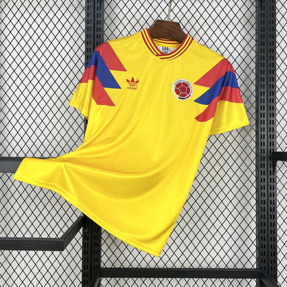 Camisa retrô da seleção da Colômbia de 1990