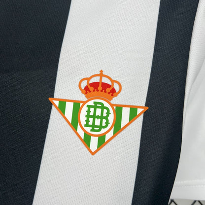 Camisa Real Betis 2025/26 Edição Especial Preta e Branca