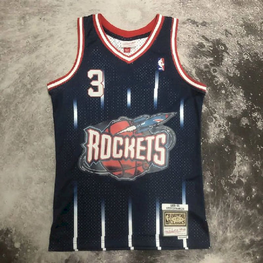 Camisa masculina M&amp;N 1999/2000 Steve Francis retrô