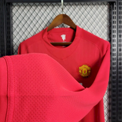 Camisa retrô de mangas compridas do Manchester United 2007/08 Home