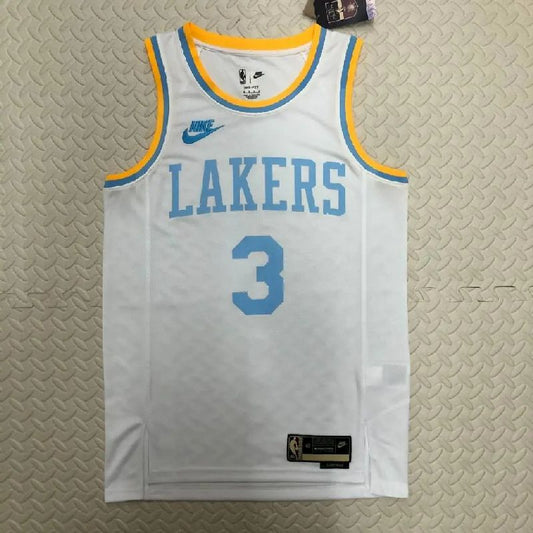 Camisa masculina Anthony Davis branca retrô