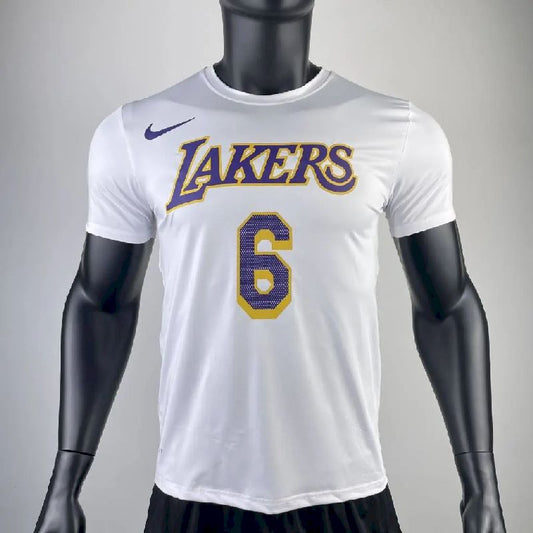 Camiseta masculina do time LeBron James White