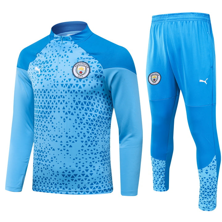 Suéter e calça Manchester City 2023/24 com zíper e meio zíper 902