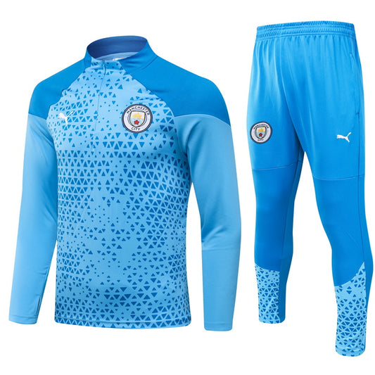 Manchester City 2023/24 Half-Zip Adult Sweater+Pant 902