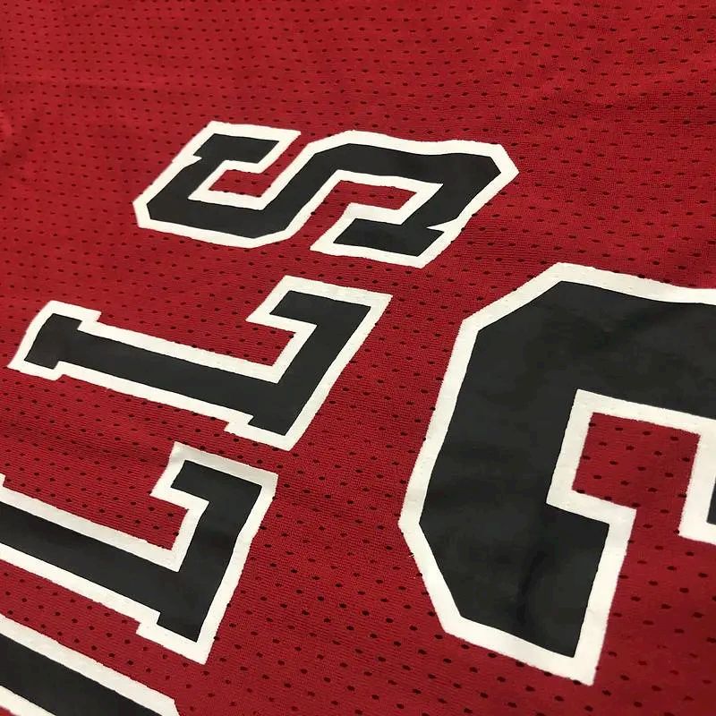 Camisa vermelha masculina Michael Jordan – Edição retrô