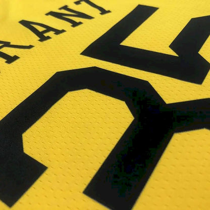 Camisa Kevin Durant com gola V amarela versão jogador masculina – Edição Statement
