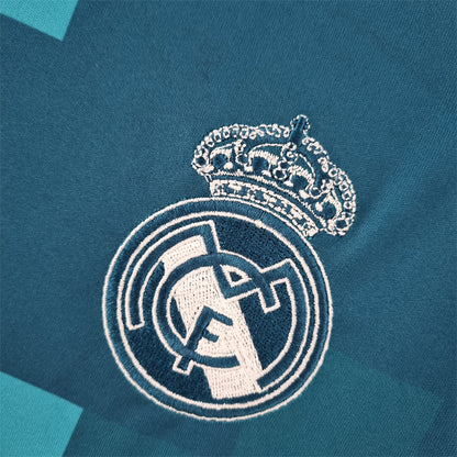 Camisa Retro Manga Longa Real Madrid 2017/18 Third