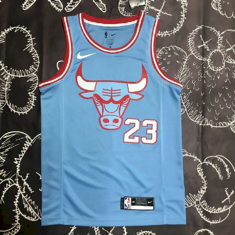 Camisa azul masculina do Michael Jordan
