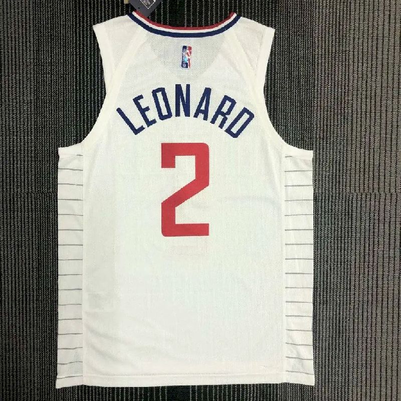Men’s Kawhi Leonard White Team Jersey – Authentic Edition