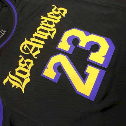 Camisa LeBron James 2020-21 Preta Swingman Versão Jogador Masculina – Noche Latina