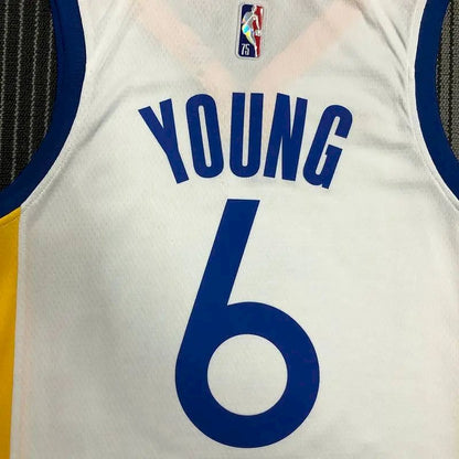 Camisa masculina Nick Young White Team – Edição de 75º aniversário