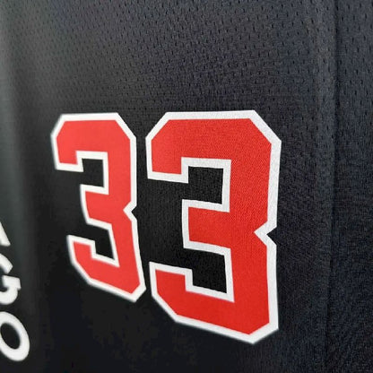 Camisa preta masculina Scottie Pippen 2024 – Edição City