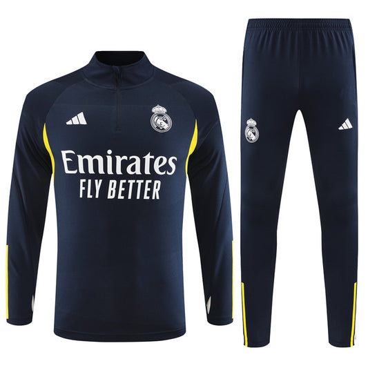 Suéter e calça adulto com zíper médio Real Madrid 2023/24 14001