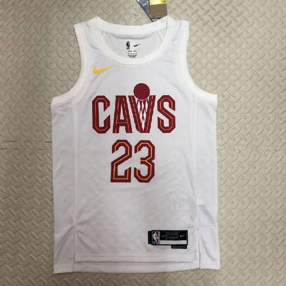 Camisa masculina do time principal LeBron Raymone James White