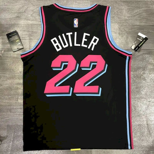 Camisa Jimmy Butler Masculina Preta Versão Jogador – Edição Clássica Retro
