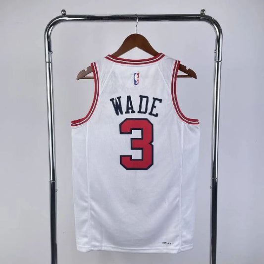 Camisa masculina Dwyane Wade branca da equipe
