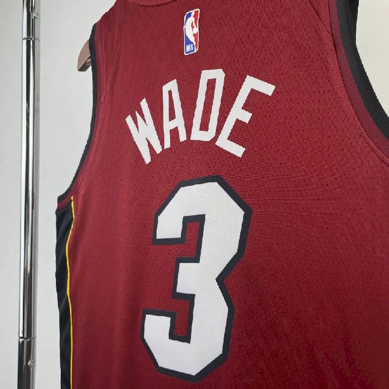 Men’s Dwyane Wade Red Team Jersey – Statement Edition