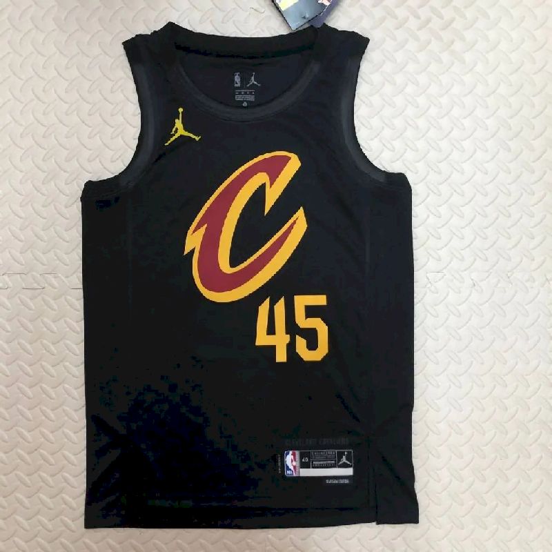 Men’s Donovan Mitchell Black Team Jersey – Statement Edition
