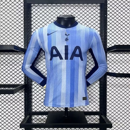 Men's Tottenham Hotspur 2024/25 Away Long Sleeves Jersey Player Version