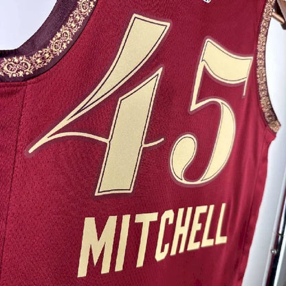 Camisa masculina da equipe Donovan Mitchell 2024 – Edição City