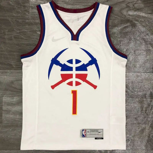 Men’s Michael Porter Jr. White 2020-21 Swingman Player Version Jersey – Earned Edition
