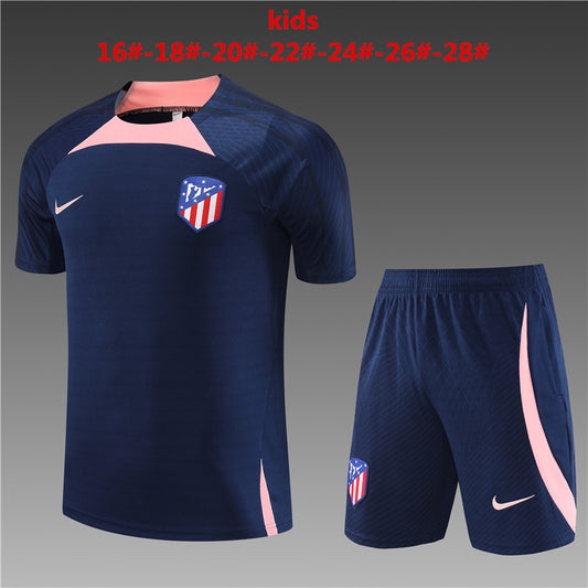 Atletico Madrid 2023/24 Training Kids Jersey+Short 14001