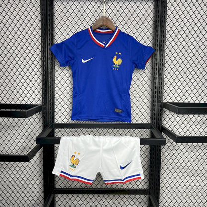 França 2024/25 Euro Home Kit Infantil