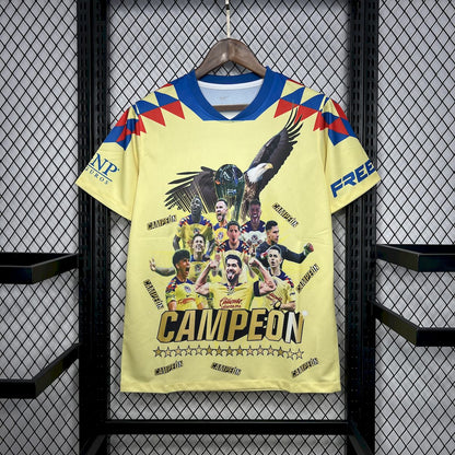 Club America 2024/25 15 Champions Yellow Commemorative Edition Jersey