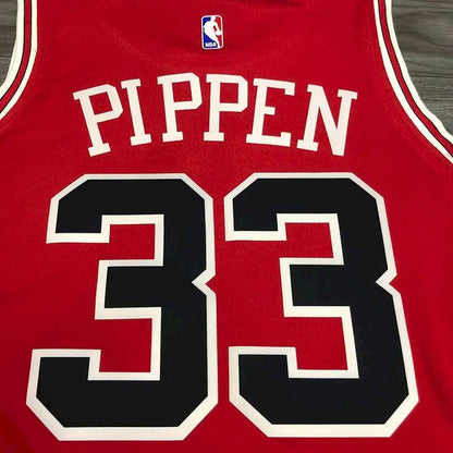 Camisa Scottie Pippen Masculina Vermelha Versão Jogador – Edição Clássica