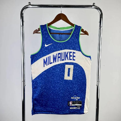 Camisa Damian Lillard Azul Masculina 2024 – Edição City