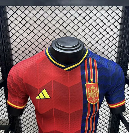 Men's Spain 2024/25 Red Jersey Player Version
