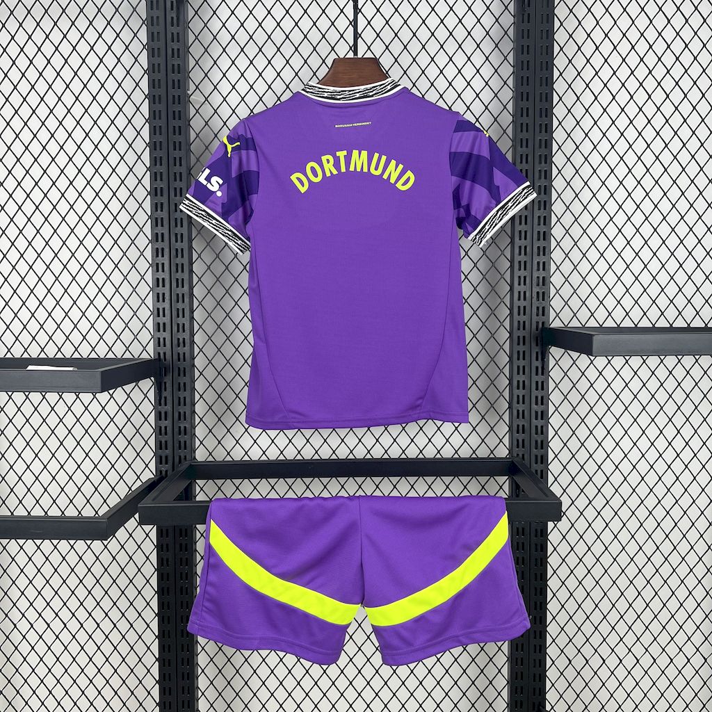 Borussia Dortmund 2024/25 Goalkeeper Special Kids Kit