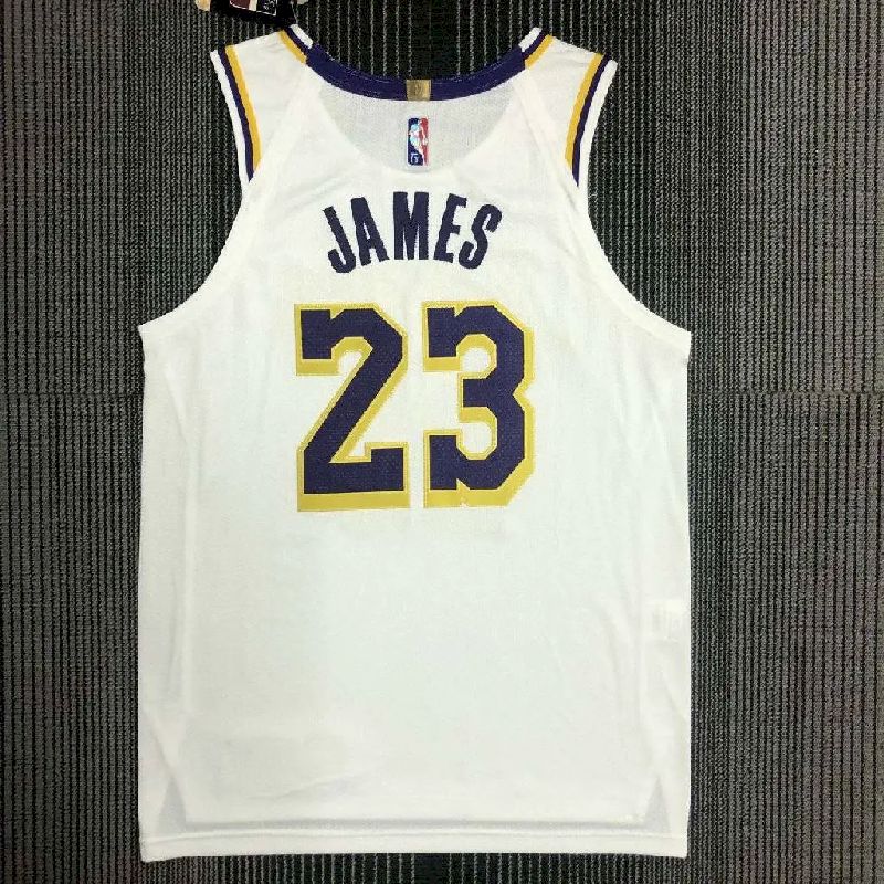 Men’s LeBron James White Team Jersey – Authentic Edition